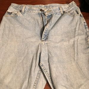 Vintage Lee 90s Mom Denim Jeans blue
